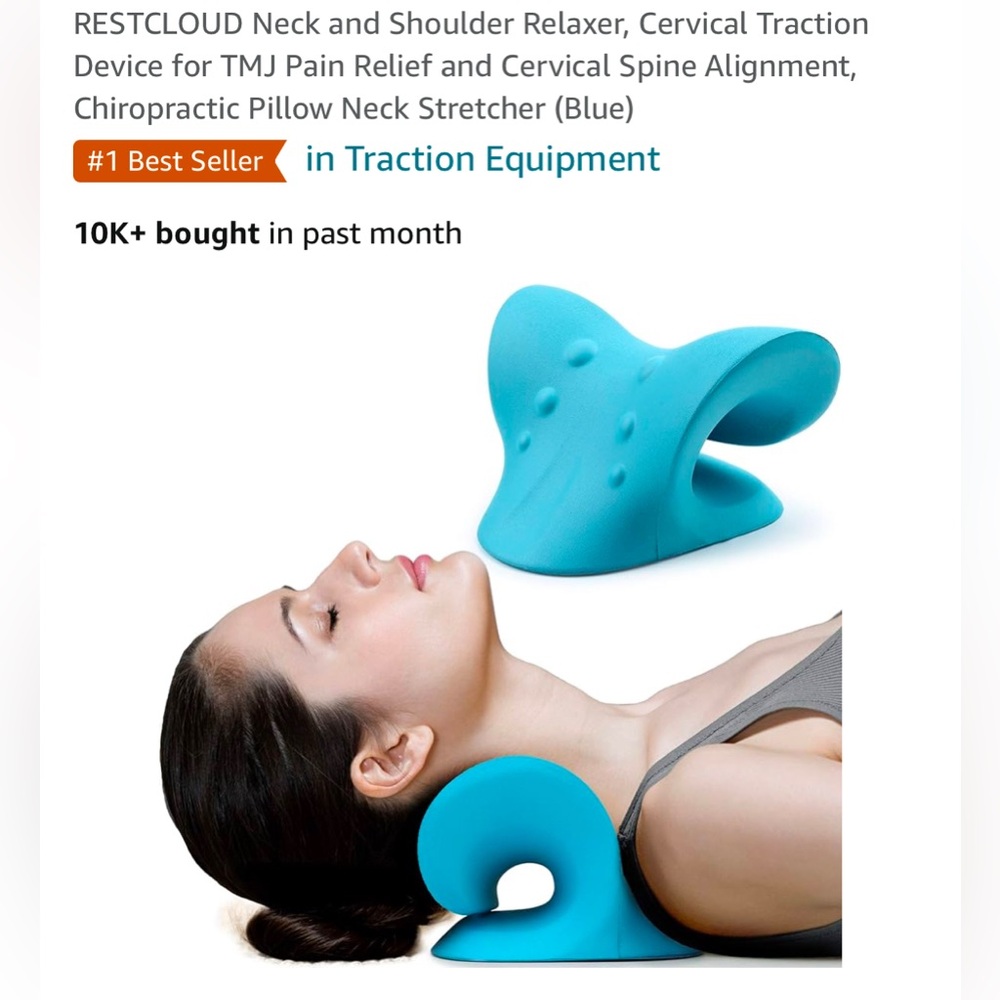 RESTCLOUD Blue Neck and Shoulder Relaxer